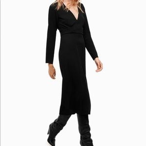 NWT Wilfred Aritzia Black Aubagne Dress